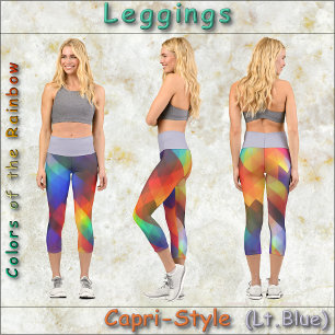 CAPRI STYLE LEGGINGS - Colours of the Rainbow #1