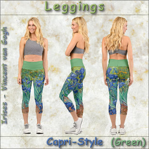 CAPRI STYLE LEGGINGS - Irises - Vincent van Gogh