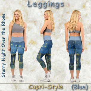 CAPRI STYLE LEGGINGS "Starry Night O.T.R" van Gogh