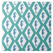 Capri Turquoise Argyle Ceramic Tile