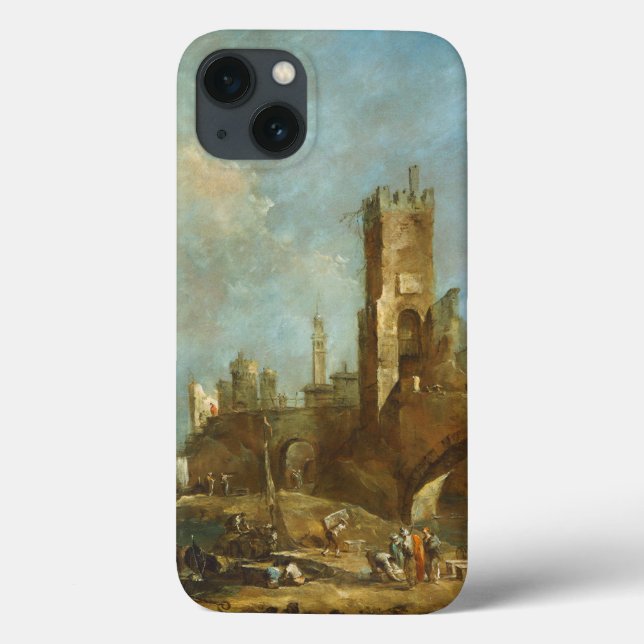 Capriccio of a Harbour Case-Mate iPhone Case (Back)