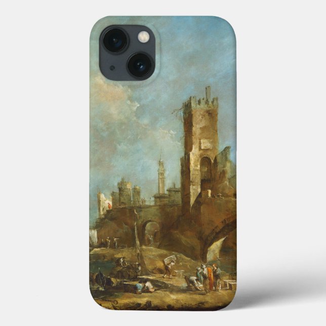 Capriccio of a Harbour Case-Mate iPhone Case (Back)