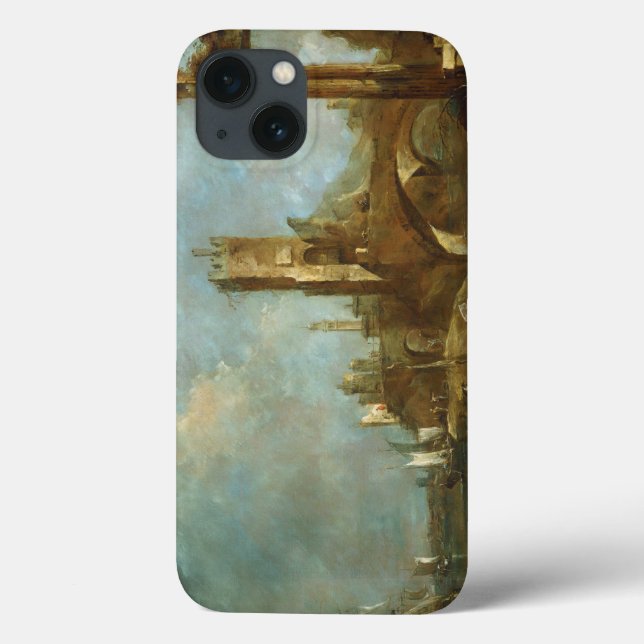 Capriccio of a Harbour iPad Case (Back)