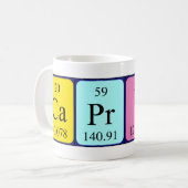 Caprice periodic table name mug (Front Left)