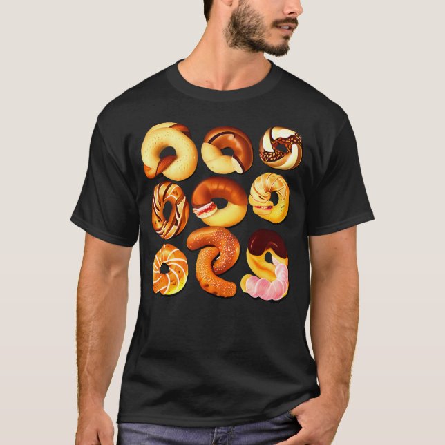 capricious Bretzel Foodie T-Shirt (Front)