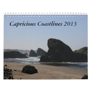 Capricious Coastlines 2013 Calendar