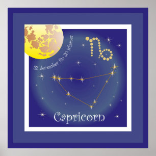 Capricorn 22 december fin 20 fine 20 cute poster