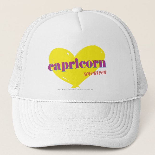 Capricorn 3 trucker hat (Front)