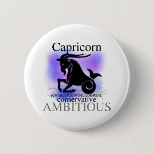 Capricorn About You 6 Cm Round Badge