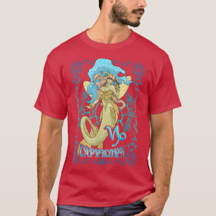 Capricorn Anime Birthday Fairy Fairies Capricorn  T-Shirt