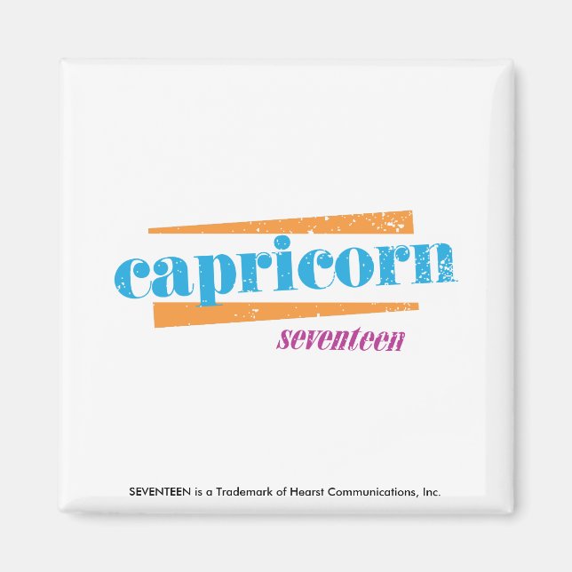 Capricorn Aqua Magnet (Front)