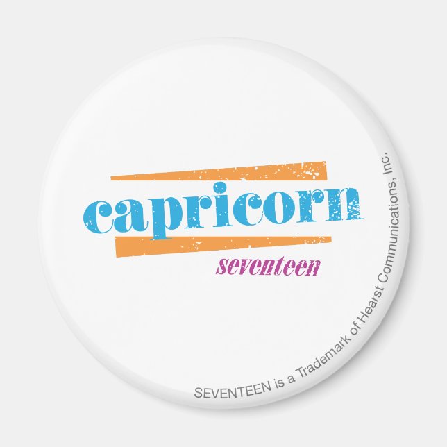 Capricorn Aqua Magnet (Front)
