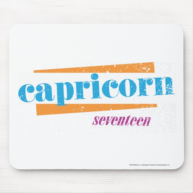 Capricorn Aqua Mouse Mat (Front)