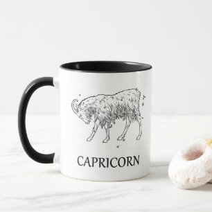 Capricorn Astrology Constellation And Traits Mug
