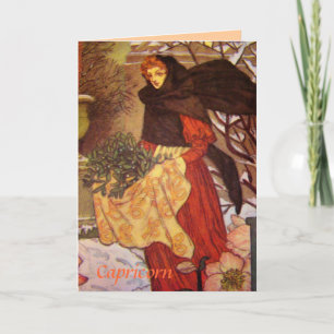 "Capricorn" Astrology Sign Card