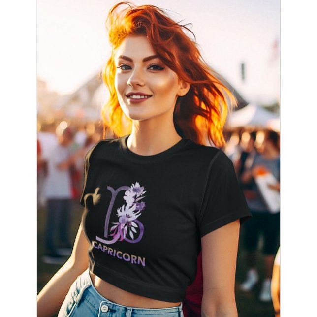 Capricorn Astrology Sign Colourful Women's  T-Shirt (Creator Uploaded)