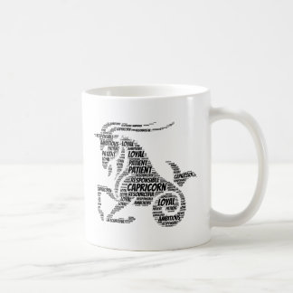 Capricorn Astrology Zodiac Sign Word Cloud Coffee Mug