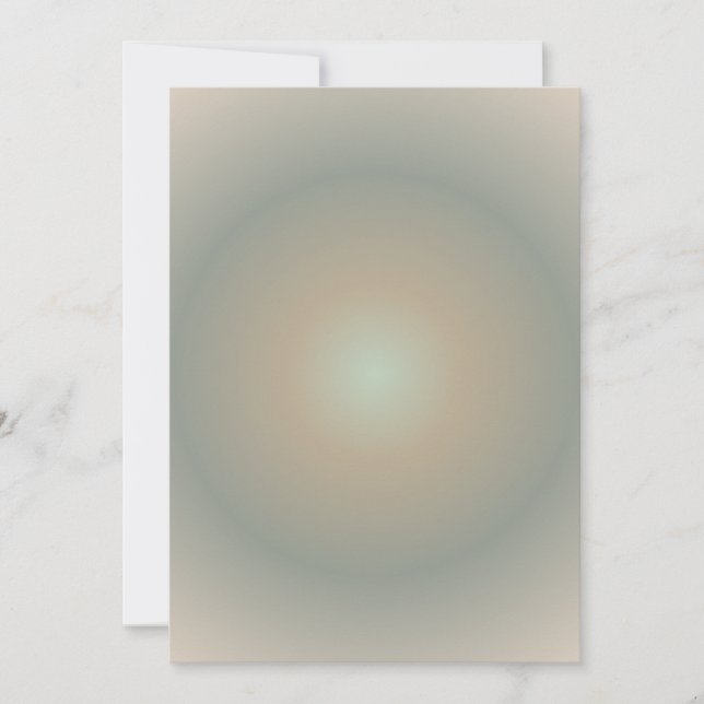 Capricorn Aura Gradient Zodiac, Green Brown Holiday Card (Front)