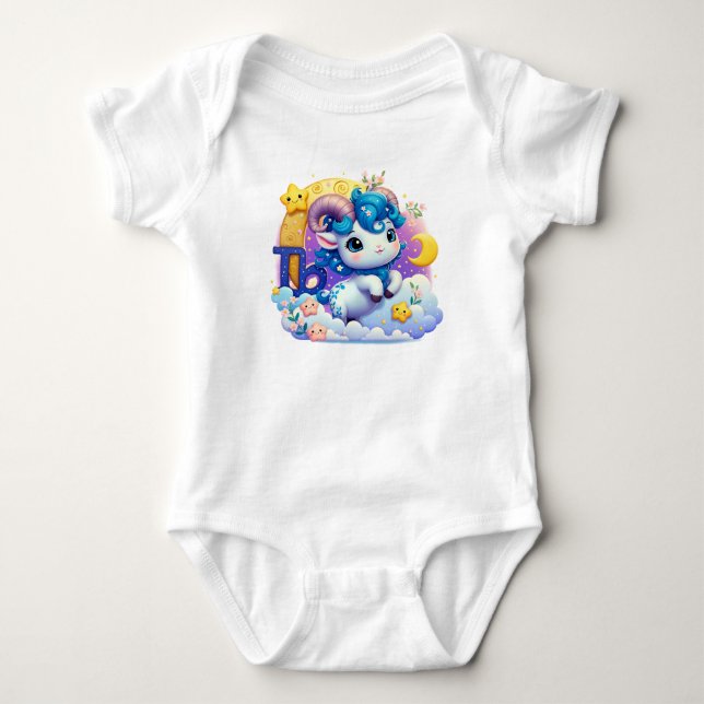 Capricorn  Baby Bodysuit One piece (Front)