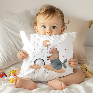 Capricorn Baby Zodiac Nursery Pillow