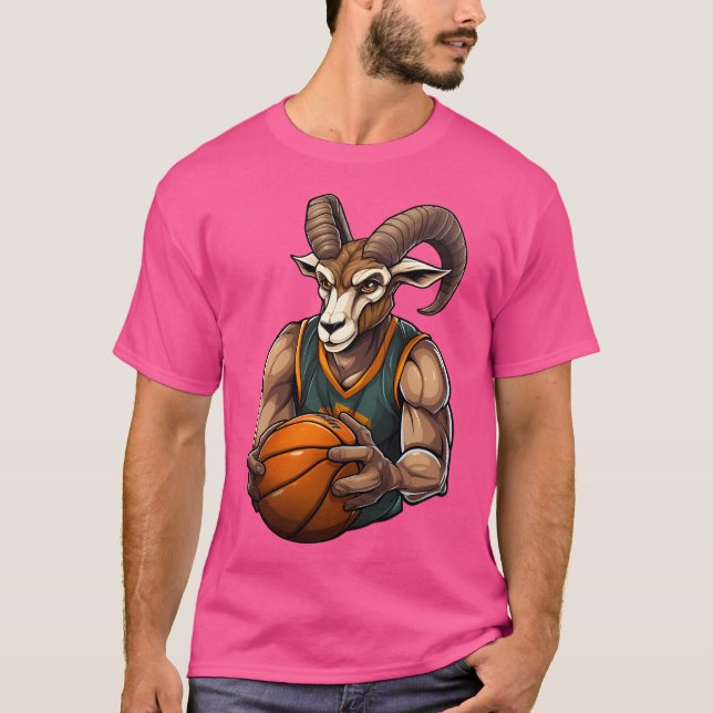 Capricorn Basketball Player T-Shirt (Front)