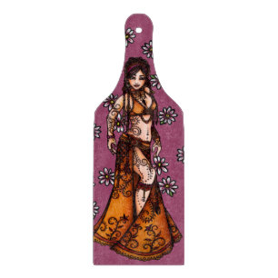 Capricorn Belly Dancer Goddess Zodiac Bellydance   Cutting Board