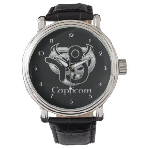Capricorn Birth Sign Celtic Knot Zodiac Watch