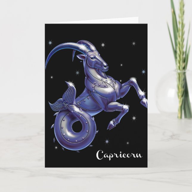 Capricorn Birthday Card (Front)