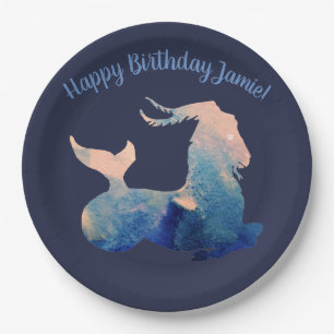 Capricorn ,  Birthday Custom Paper Plates