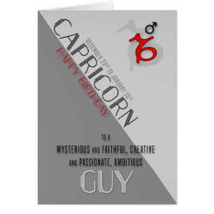 Capricorn Birthday for Him Dec 23rd to Jan 20th