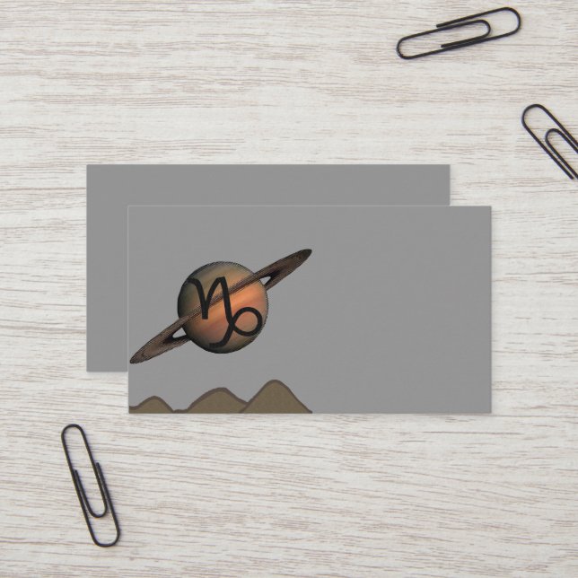 Capricorn Business Card (Front/Back In Situ)
