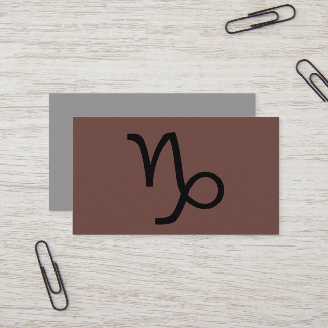 Capricorn Business Card (Front/Back In Situ)