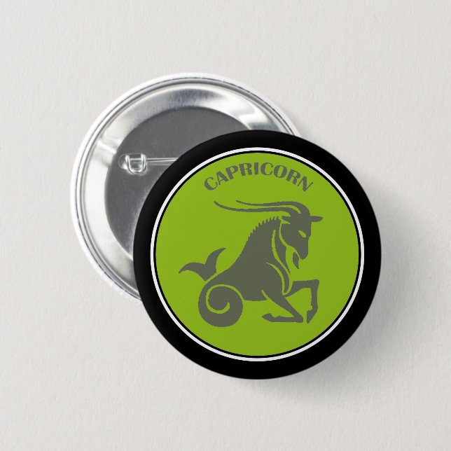 Capricorn Button (Front & Back)