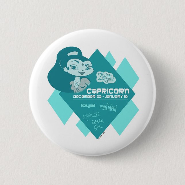 Capricorn Button (Front)
