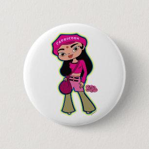 Capricorn Button