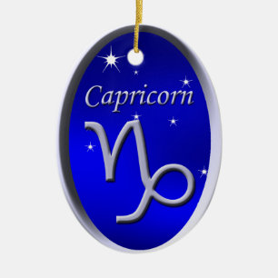 Capricorn Christmas Ornament