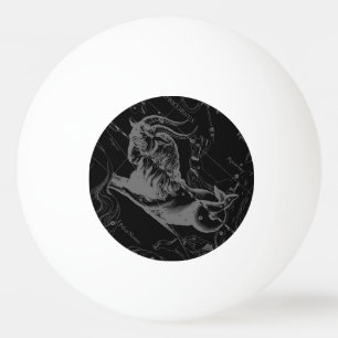 Capricorn Constellation Map Vintage Hevelius 1690 Ping Pong Ball