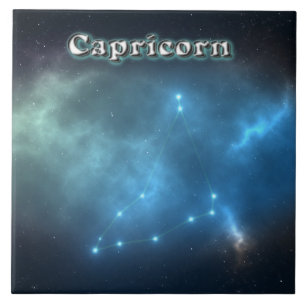 Capricorn constellation tile