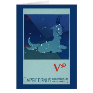 Capricorn Constellation, Vintage Zodiac, Astrology