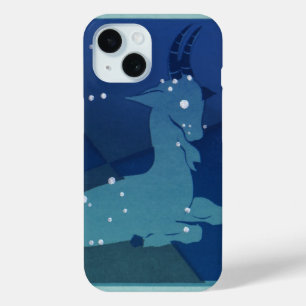 Capricorn Constellation, Vintage Zodiac, Astrology iPhone 15 Case