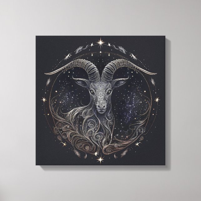 Capricorn—December 22-January 19  Canvas Print (Front)
