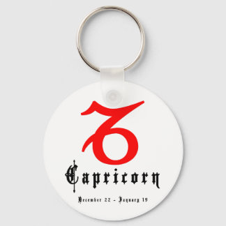 Capricorn, December 22 - January 19 Key Ring