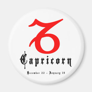 Capricorn, December 22 - January 19 Magnet