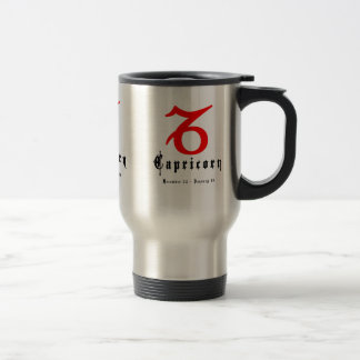 Capricorn, December 22 - January 19 Travel Mug