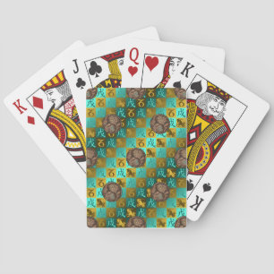 Capricorn & Earth Dog Playing Cards