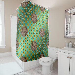 Capricorn & Earth Dog Shower Curtain