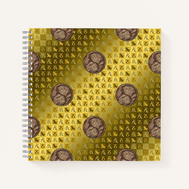 Capricorn & Earth Dragon Notebook (Front)