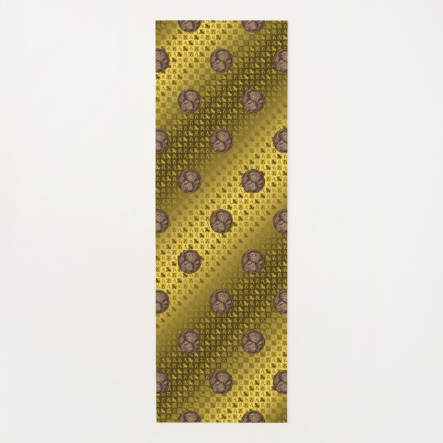 Capricorn & Earth Dragon Yoga Mat (Front)
