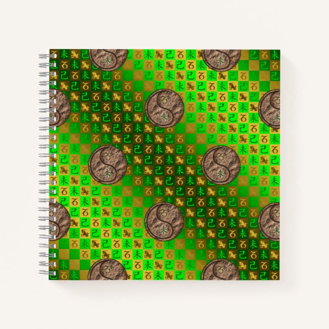 Capricorn & Earth Goat Notebook (Front)