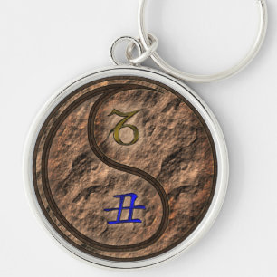 Capricorn & Earth Ox Key Ring